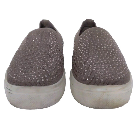 Skechers Poppy Studded Slip-On Sneaker Shoe Women's Size US 9.5 EU 39.5 Taupe - Picture 3 of 13